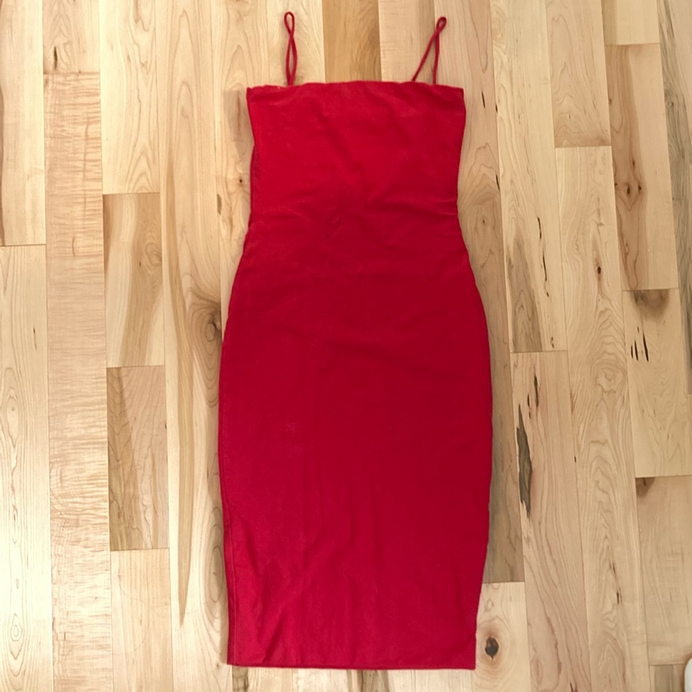 Red Bodycon Dress, M Boutique, size small